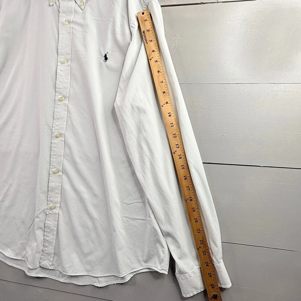 Ralph Lauren Shirt Mens XXL White Performance Classic Fit Button Down